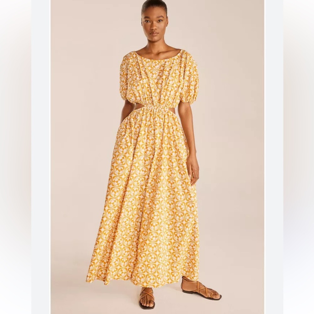 Rebecca Taylor Lattice Fleur Cutout Jumpsuit size 0